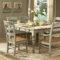 Hand-Distressed Seafoam Green Finish Dinette Table w/Options