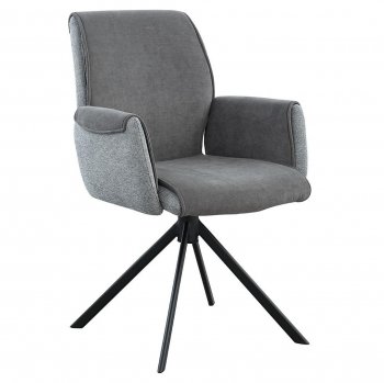 D81216DC Swivel Dining Chair Set of 4 in Gray by Global [GFDC-D81216DC]