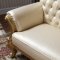 Bennito Sofa 676 in Pearl Bonded Leather by Meridian w/Options