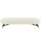 Adept Sofa in Ivory Velvet Fabric by Modway w/Options