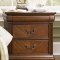 Cognac Finish Classic Sleigh Bed w/Optional Case Goods