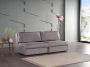 Ava Sofa Bed in Light Gray Fabric by Istikbal
