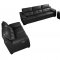 Thompson Power Motion Sofa in Black Leather by Beverly Hills