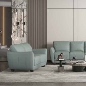 Valeria Sofa 54950 in Watery Leather by Mi Piace w/Options