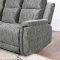 U1797 Power Motion Sofa & Loveseat in Dark Gray Fabric by Global