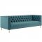 Delight Sofa in Sea Velvet Fabric by Modway