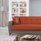 Bella Vista Sofa Bed in Orange Fabric by Casamode w/Options