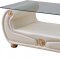Giza Sofa in Beige Leather by ESF w/Options