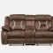 U0070 Motion Sofa in Chocolate Fabric by Global w/Options