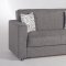Tokyo Diego Gray Sofa Bed & Loveseat Set in Fabric by Istikbal