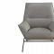 U8943 Accent Chair in Light Gray Leather by Global