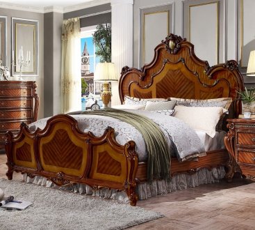 Picardy Bedroom BD01354 in Honey Oak by Acme w/Options