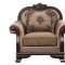 Chateau De Ville Chair 58267 in Tan Fabric by Acme w/Options
