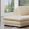 ML157 Sectional Sofa in Beige Leather by Beverly Hills