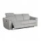 Mehri Motion Sofa LV01876 in Gray Microfiber by Acme w/Options