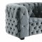 U5589 Sofa in Gray Velvet by Global w/Options