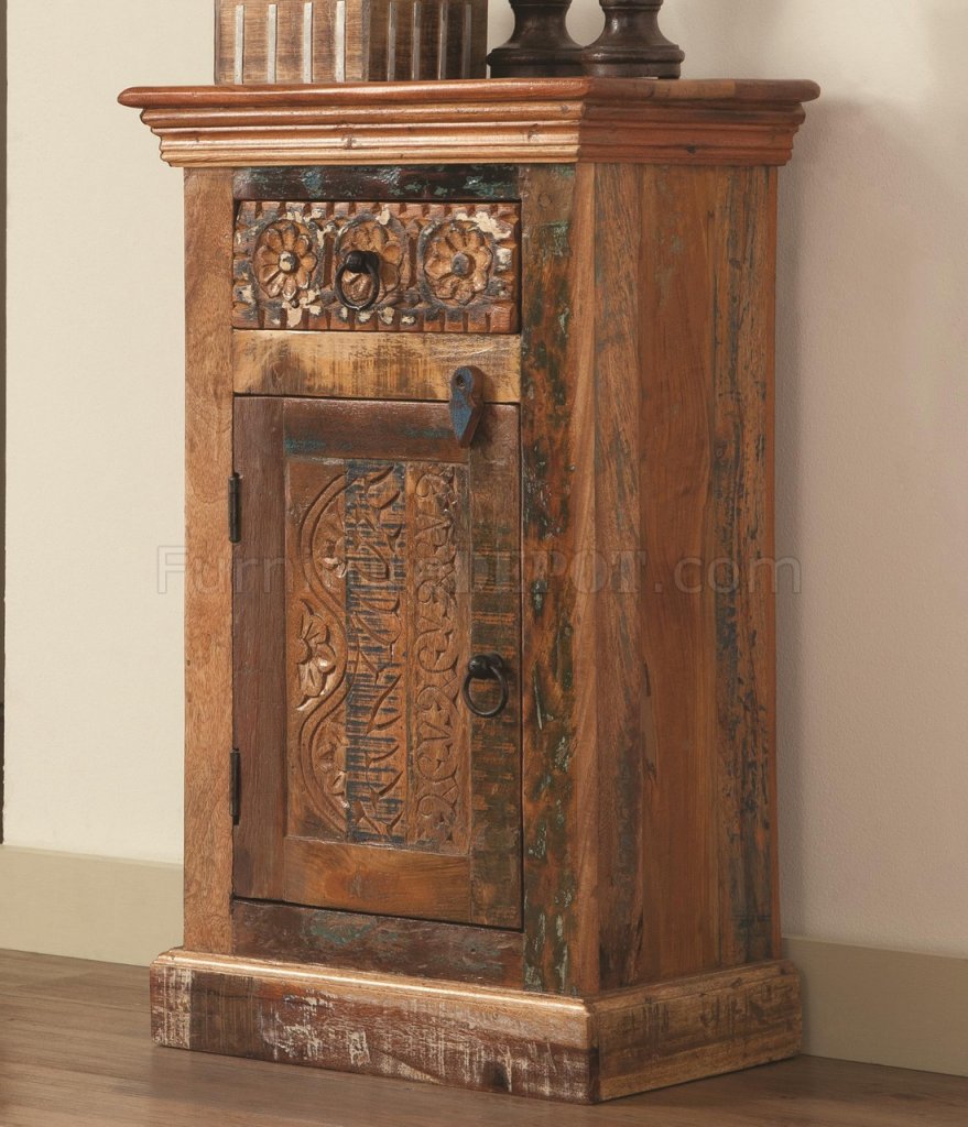 950371 Accent Cabinet by Coaster in Reclaimed Wood - Click Image to Close