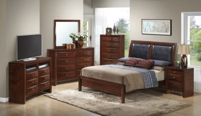 G1550A Bedroom in Cherry by Glory Furniture w/Options