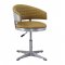 Brancaster Adjustable Swivel Bar Chair 96470 in Turmeric by Acme
