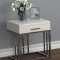 723138 3Pc Coffee & End Table Set in High Gloss White by Coaster