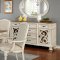 Arcadia Dinette Table CM3150WH-RT in Antique White w/Options