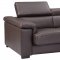 2605 Sectional Sofa in Brown Leather by ESF