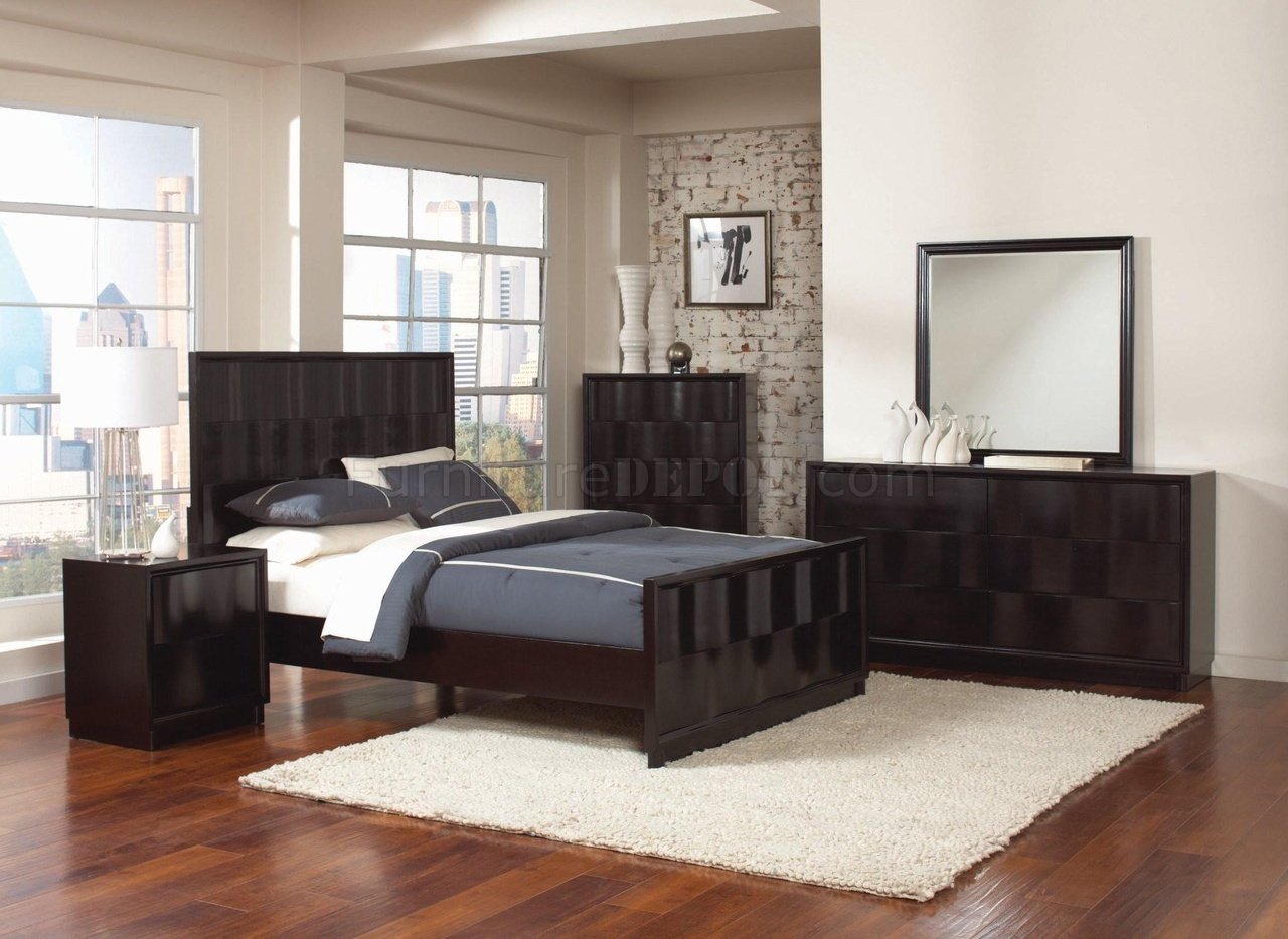 202641 Lloyd Bedroom by Coaster in Dark Cappuccino w/Options - Click Image to Close