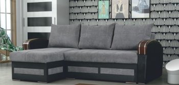 Tommy Sectional Sofa in Gray Fabric by Skyler Design [SKSS-Tommy-Gray]