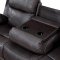 Pondera Motion Sofa CM6568 in Brown Breathable Leatherette