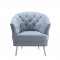 Bayram Chair LV00208 in Light Gray Velvet by Acme
