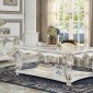 Vendome Coffee Table LV01327 in Antique Pearl by Acme w/Options