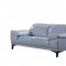 S215 Sofa in Aqua Leather by Beverly Hills w/Options