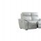 1705 Power Reclining Sofa in Light Grey Leather by ESF w/Options