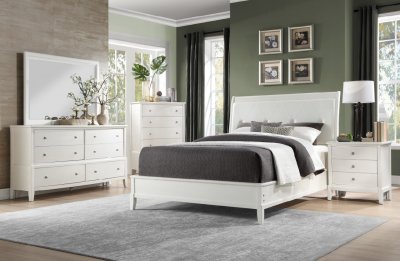Cotterill Youth Bedroom 4Pc Set 1730 in White by Homelegance