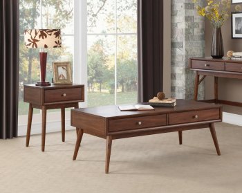 Frolic Coffee & End Table 3Pc Set 3590-30 in Brown - Homelegance [HECT-3590-30-Frolic]