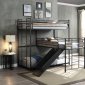 Brantley Triple Twin Bunk Bed BD01750 in Oak & Gray by Acme