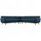 Engage EEI-2108-AZU Sectional Sofa in Azure by Modway w/Options