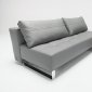 Grey or White Leatherette Sofa Bed Convertible By Innovation