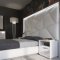 Majesty Bedroom by ESF in White w/Optional Carmen Casegoods