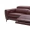 Lorenzo Power Motion Sofa in Merlot Leather by J&M w/Options