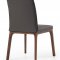 Windsor Low Back Dining Chair Set of 2 by J&M in Dark Gray