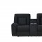 U8900 Power Motion Sofa in Black Velvet by Global w/Options