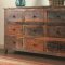 950365 Accent Cabinet by Coaster in Reclaimed Wood