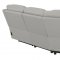 Garnet Power Recliner Sectional 609470 in Light Grey by Coaster