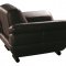 Prestige Sofa by Beverly Hills in Brown Full Leather w/Options