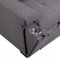 Jacop Sectional Sofa LV00969 Dark Gray Fabric by Acme w/Sleeper