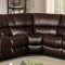 Pecos Motion Sectional Sofa 8480BRW in Brown by Homelegance
