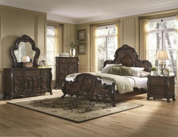 Abigail 204451 Bedroom in Cherry by Coaster w/Options [CRBS-204451 Abigail]