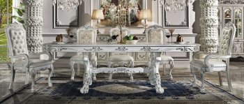 Dresden Dining Table DN01695 in Bone White by Acme w/Options [AMDS-DN01695 Dresden]