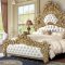 Bernadette Bedroom BD01474EK in Gold by Acme w/Options